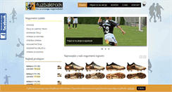 Desktop Screenshot of fuzbalercek.si